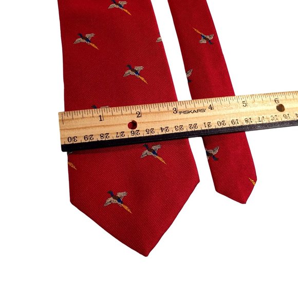 Cambridge Collection Mens Necktie Tie Designer Vintage Work Duck Hunter Dad Gift - Picture 3 of 5